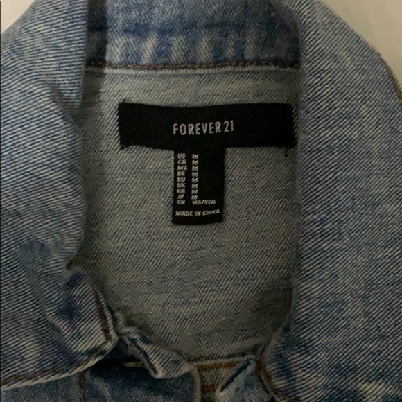 Oversized Blue Denim Jacket- Never Worn - Picture 5 of 5